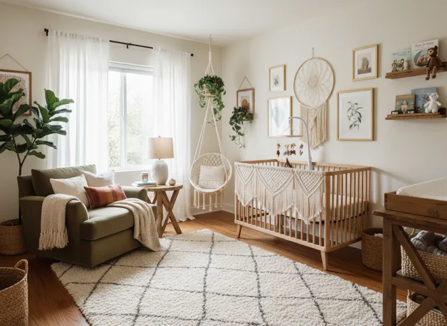 Boho nursery