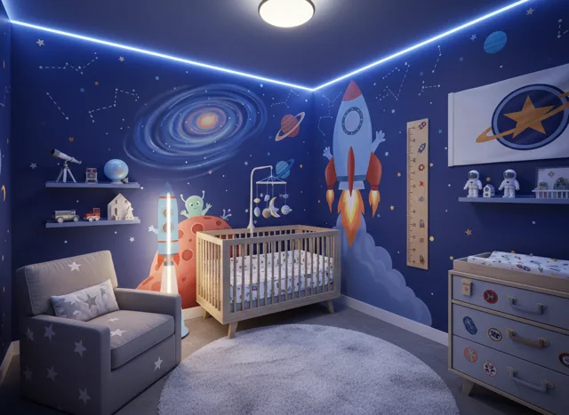 Space / Adventure nursery